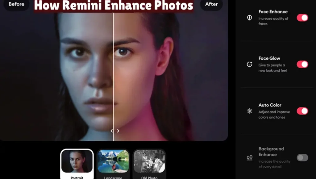 How Remini Enhances Photos